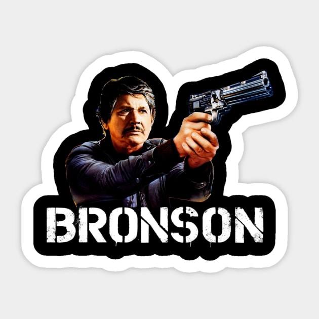 Charles Bronson Sticker by pizowell